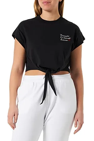 Champion Damska koszulka Rochester 1919 Made with Love Crop S-L, czarna, XL, , XL
