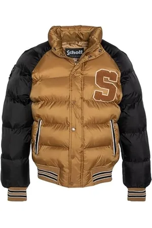 Schott NYC Austin Dwukolorowa kurtka puchowa Schott, Gold/Black, L dla dorosłych