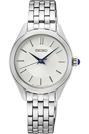 Seiko Damski analogowy zegarek kwarcowy z bransoletką ze stali nierdzewnej SUR537P1, , bransoletka