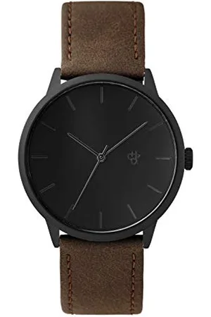 Chpo Unisex zegarek kwarcowy dla dorosłych, analogowy klasyczny wyświetlacz i pasek PU 14230XX, Khorshid Epic Metal, , pasek