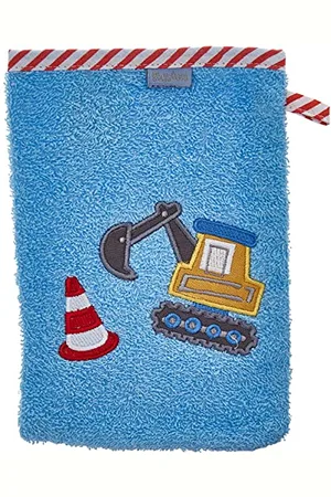Playshoes Unisex Kids Ręcznikowa rękawica do mycia kopaczka, , 15x20 cm