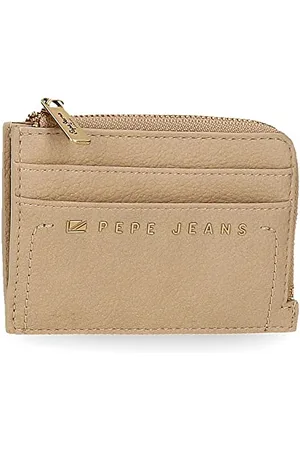 Pepe Jeans Diane Etui na wizytówkę Beżowy 11,5x8x1,5 cm Skóra syntetyczna, , Tarjetero, etui na karty