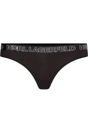 Karl Lagerfeld Kobiety Figi Tanga Z Logo Ikonik 2.0, , S