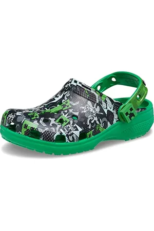 Crocs Minecraft Classic Clog K, Cokół Unisex-Dla dzieci i młodzieży, Wielobarwny, 28/29 EU