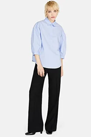 Sisley Kurtka damska, 5FUALQ03A Blouse, jasnoniebieska, rozmiar L, , L