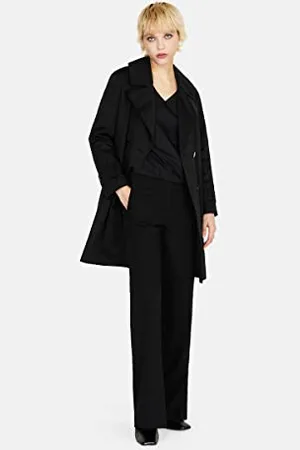 Sisley Damska bluza 5FUALQ038, czarna 100, M, , M