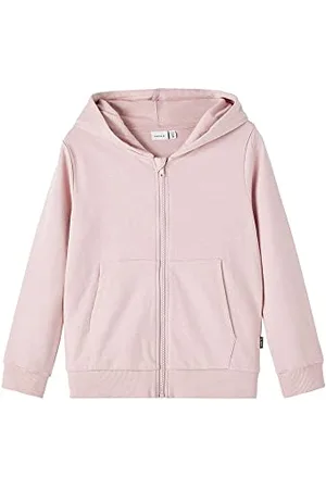 NAME IT Dziewczęca Nkfnasweat Card W Hood Unb Noos, Burnished Lilac, 50, , 50 cm