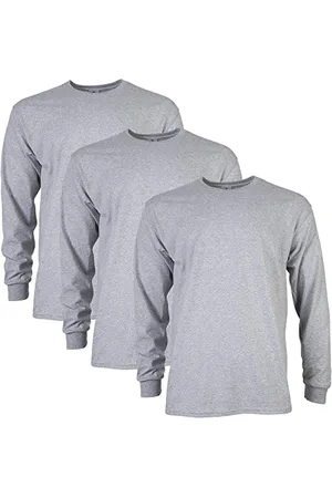 Gildan Męska koszulka z długim rękawem z ultra bawełny (2 sztuki), , 4XL