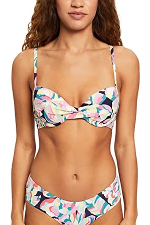 ESPRIT Body damskie CARILO Beach RCS pad.Bra Bikini, granatowe 3, 40C, , C