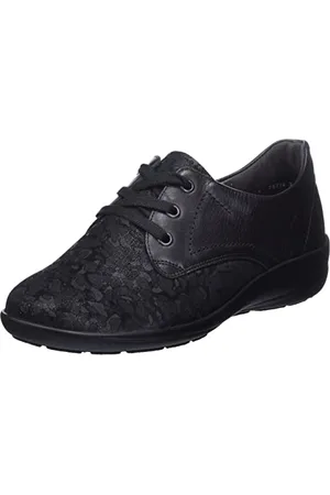 Semler Damskie buty typu sneaker Birgit, czarne, 41 1/3 UE