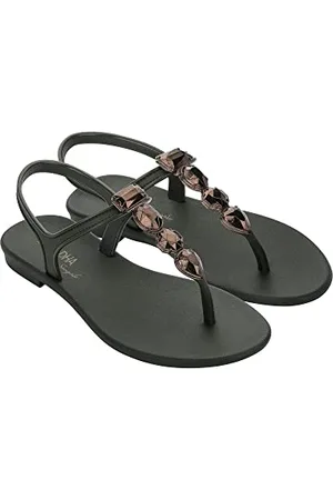 Grendha Damski is Glamour Sand AD, Dark Military Green, 37 EU, , 37 EU Schmal