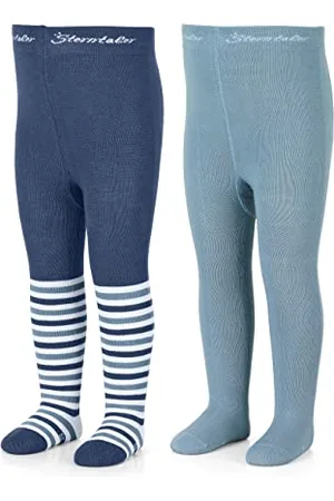 Sterntaler Unisex Baby DP bambusowe rajstopy, niebieskie, normalne, , jeden rozmiar
