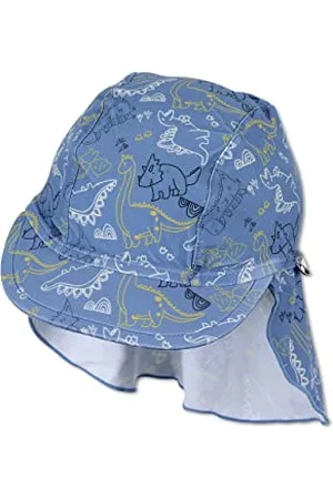 Sterntaler Unisex dziecięca czapka z daszkiem ochrona karku dinozaur czepek kąpielowy, , normalny, , 43