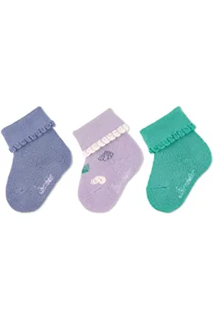 Sterntaler Unisex dziecięce skarpetki 3 szt. Uni + muszelki, kolor liliowy, normalny, , 14