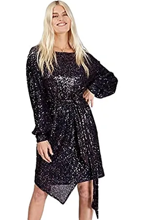 Little Mistress Damska mini sukienka z cekinami Vogue Williams, rozmiar 16 UK, wielokolorowa