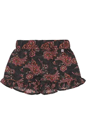 Koko Dziewczęce szorty dla dziewczynek Dark Grey Paisley, , 6 Miesiące