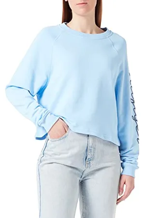 Tommy Hilfiger Litao-Case Damska bluza z kapturem Reg Rope Puff Print C-Nk SwtShrt, wielokolorowa, L, , L