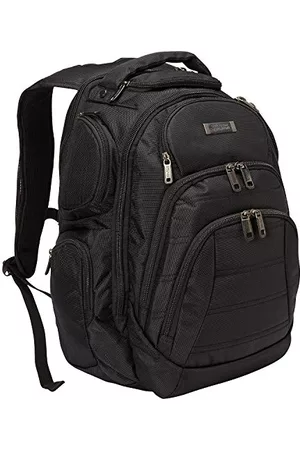 Kenneth Cole Kobieta Plecaki - Unisex's Pack-of All Trades potrójny przedział wiele kieszeni 17,0" laptop i tablet biznesowy plecak podróżny, czarny, jeden rozmiar