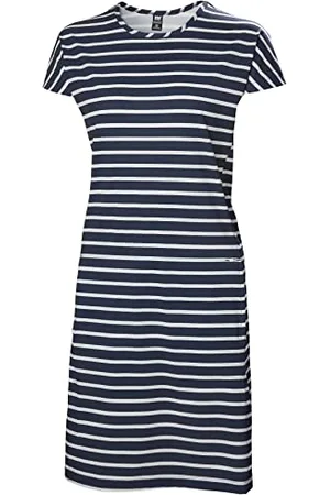 Helly Hansen Damska letnia sukienka W Thalia 2.0, granatowa w paski, XL, , XL