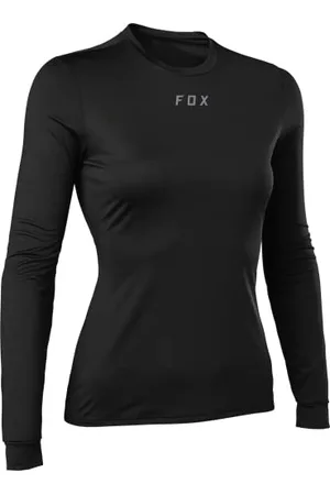 Fox Racing Damska koszula Tecbase z długim rękawem, czarna, rozmiar M