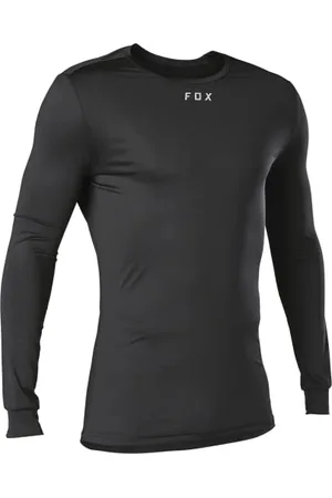 Fox Racing Męska koszula Tecbase z długim rękawem, czarna, XL
