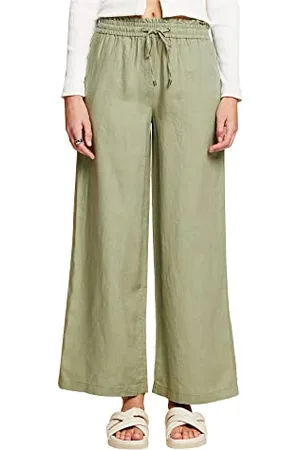 ESPRIT Damskie spodnie 033EE1B351, 345/LIGHT Khaki, 34, , 34