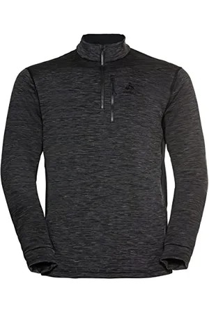 Odlo Bluza męska Berra Sl, Czarny/Space Dye, L