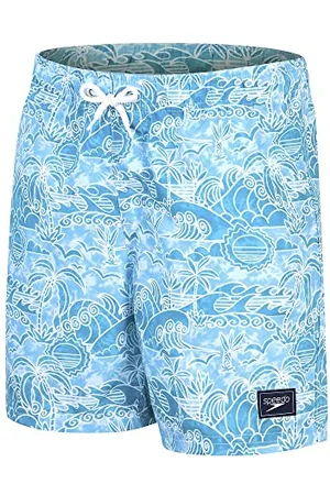 Speedo Szorty wodne z nadrukiem 38 cm, alpejski niebieski/basen/biały, XS, , XS