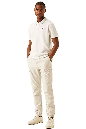 Garcia Męska koszula polo Polo, biała, XXL, , XXL