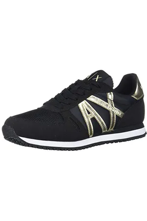 Armani Exchange Damskie buty do biegania w stylu retro do wnętrz czółenka, - 39 EU