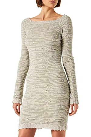 Roberto Cavalli Damska sukienka sukienka, srebro 905, XL