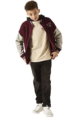 Garcia Kids Bluza chłopięca Cardigan Sweat Sweat, Maroon, 176