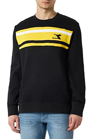 Diadora Męska bluza Crew SLAM, czarna, S, , S