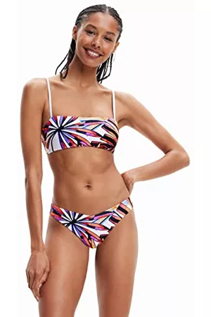 Desigual Women's Swim_Playa I zestaw bikini, biały, XS, biały, XS