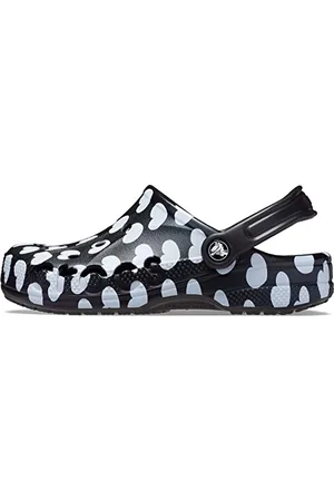Crocs Chodaki uniseks z grafiką Baya dla dorosłych, czarny/biały, 48/50 EU