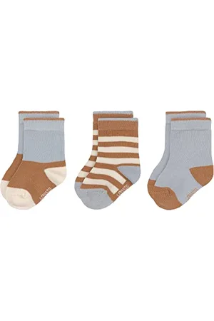 LÄSSIG LÄSSIG Unisex skarpety dla dzieci i niemowląt zestaw 3/ niebieski karmelowy rozmiar 19-22