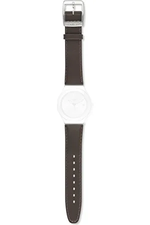 Swatch Paski do zegarków AYGS470, Brązowy