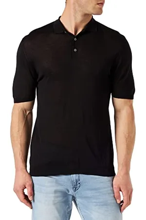 GIANNI LUPO Męska koszulka polo GL33679, czarna, XXL