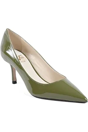 19V69 Italia Womens Pump Dark Green INES65 Green Patent, , 39 EU