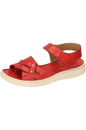 Manitu Damskie sandały 910145-04, czerwone, rozmiar 39, , 39 eu