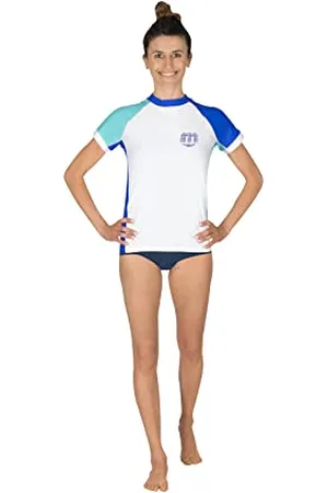 Mares Rashguard Seaside Shield Woman, Siatka ochronna z krótkim rękawem - Kobieta, Biała, S, , S