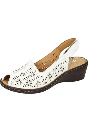 Manitu Damskie sandały 910165-03, białe, rozmiar 39, , 39 eu