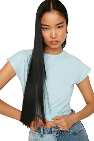 Trendyol Damska lekka bluzka z dzianiny, , XL