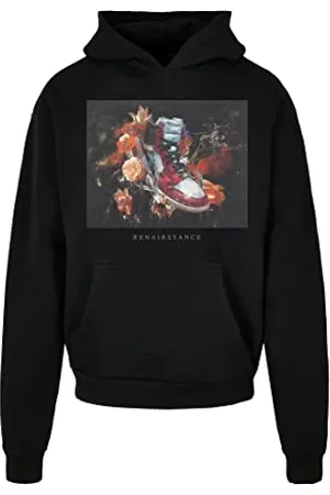 Mister Tee Męska bluza z kapturem Renairssance Painting Oversize Hoodie M, czarny, M