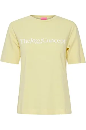 TheJoggConcept Damski t-shirt l/s, 120711/Lemon Meringue, XL