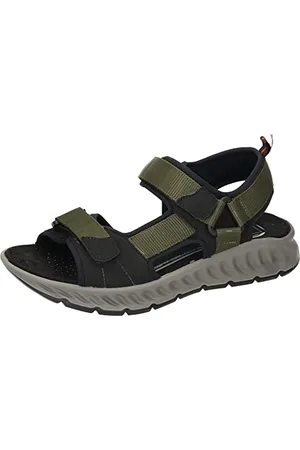 Manitu Męskie sandały 610013-07, zielone, 45 EU, , 45 EU
