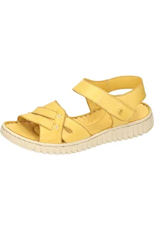 Manitu Damskie sandały 910145-06, żółte, rozmiar 40, , 40 EU
