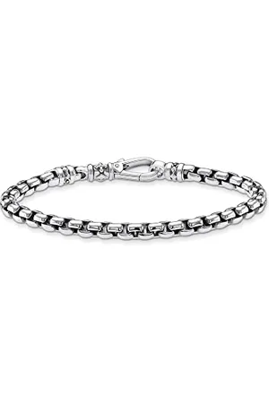 Thomas Sabo Sabo Herren Armband Venezianer-Armband aus geschwärztem 925er Sterlingsilber, Gr. 20cm, A2005-637-21-L20