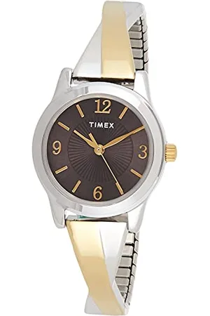 Timex Modny damski zegarek z paskiem rozszerzającym 25 mm, , Elastyczne bransoletki 25 mm damski zegarek z paskiem rozszerzającym