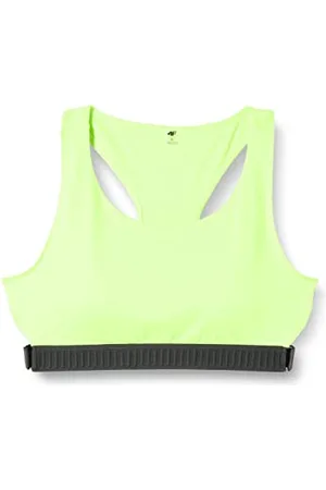 4F Sport Bra F035 Kolor Canary Zielony Rozmiar XL, , XL